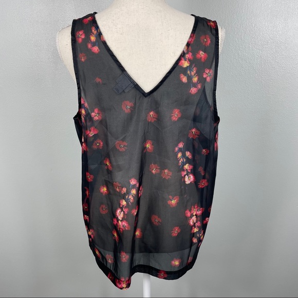 A New Day || Sheer Floral Tank - Picture 5 of 7